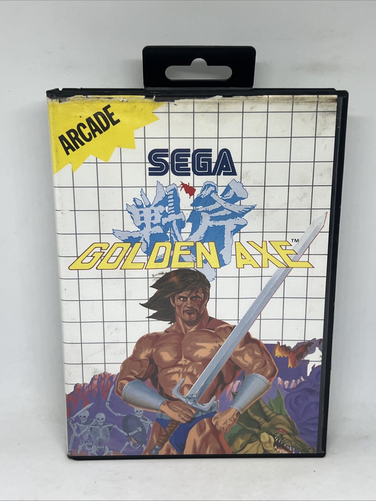 Golden Axe Sega Master System Complete PAL With Poster Tested Working