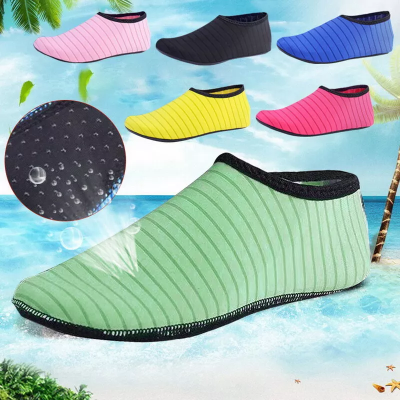 Adults Mens Water Shoes Aqua Socks Beach Swim Pool Surf Wetsuit Non Slip UK Size