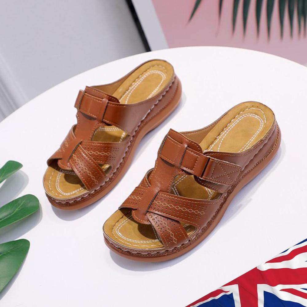 SAOLA Ciabatte da spiaggia donna estive suola spessa sandali vintage zeppa per interno esterno