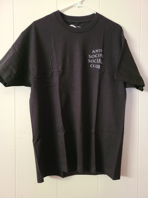 Anti Social Social Club Ghost Of You And Me Black/3M Tee Members  