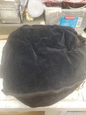 Vintage Black Velvet HAND MUFF or HAND WARMER