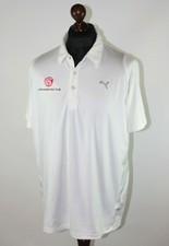 Germany Münchener Golf Club mens white shirt Puma Size L
