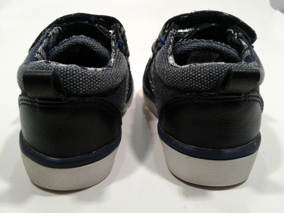 Koala Kids Size 3 Boys Blue Sneaker w/ Dual Strap Closure  Nice Shoes - Image 4 of 4