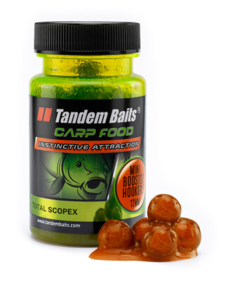 Carp Food Mini Boosted Hookers 12mm / 50g Total Scopex