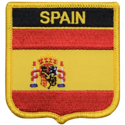 Spain Patch - Strait of Gibraltar, Iberian Peninsula, Madrid 2.75'' (Iron on)
