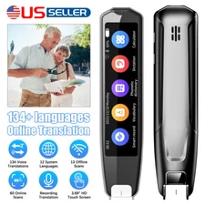 2025 Translator Pen 134+ Languages Online Offline Smart Voice Translator Pen -US