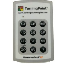 Turning Technologies Response Card Clicker Remote RCRF-01 Tested Works