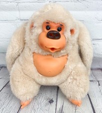 Peluche de colección de 8" crema de felpa gorila chupador de pulgares/chupador de dedos de los pies