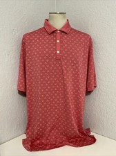 Men's FOOTJOY FJ POLO GOLF Short Sleeve SHIRT SZ XL Pink Rain Cloud