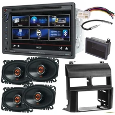 2DIN CD/DVD AM/FM Car Stereo Kit & JBL Dash Speakers For 1988-1994 GM C/K 1500