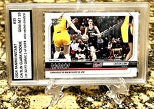 CAITLIN CLARK 2024 PANINI 30 PT GAME Graded GEM-MT 10 “1 Of 2474 ROOKIE CARD #35