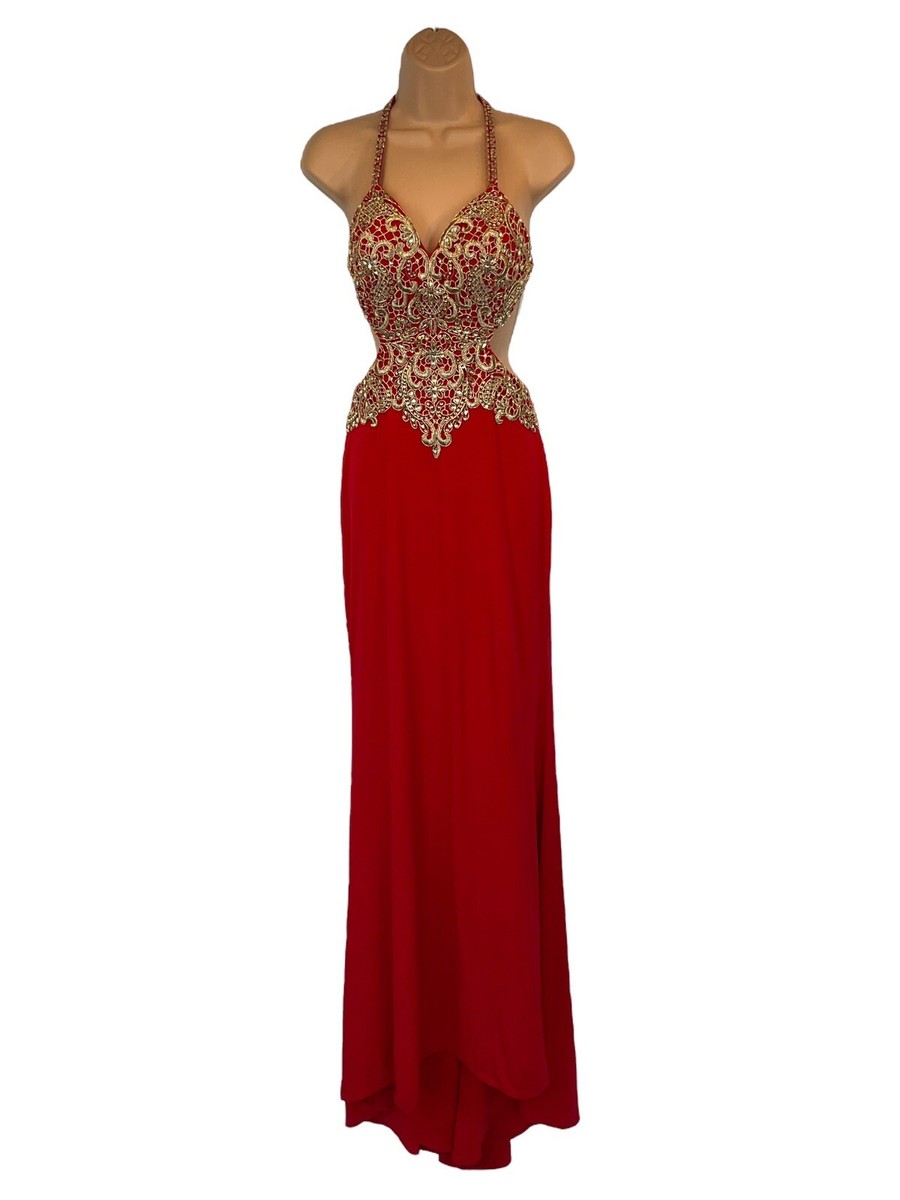 the famous gold and white dress Jovani D5030 Long Prom Dress Hot Pink / 4 main image 1