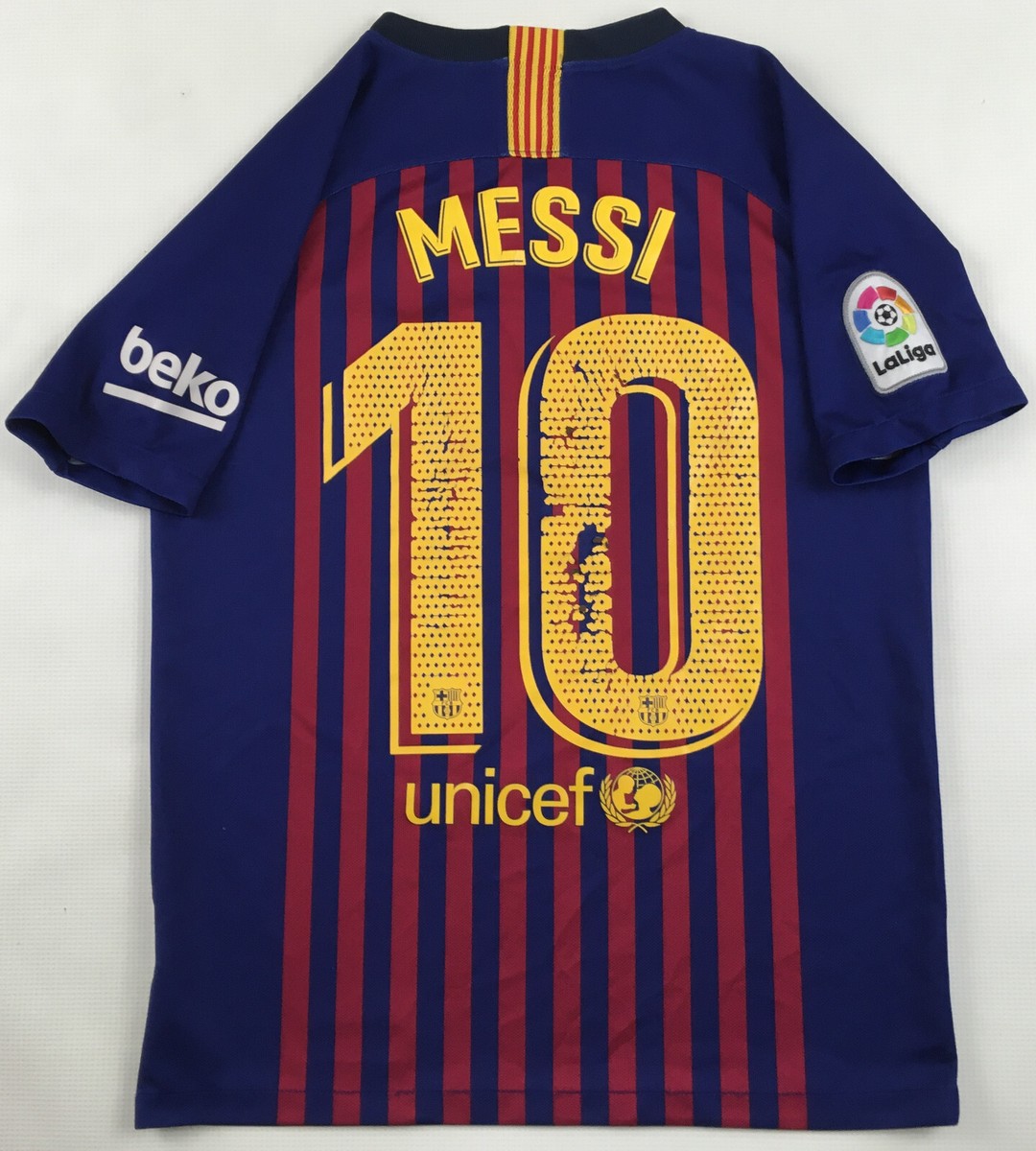 FC Barcelona 2018 2019 #10 Messi Nike shirt jersey camiseta