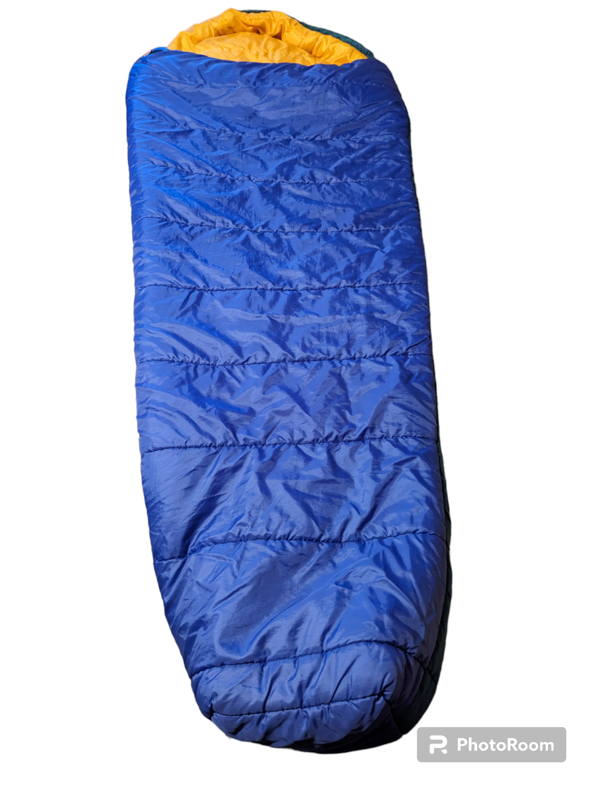Kelty Ridgeway Blue/Gold Quallofil Mummy Sleeping Bag eBay