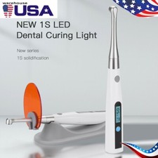 Dental Cordless LED Curing Light 1 Second Cure Resin Lamp Metal Head AZDENT