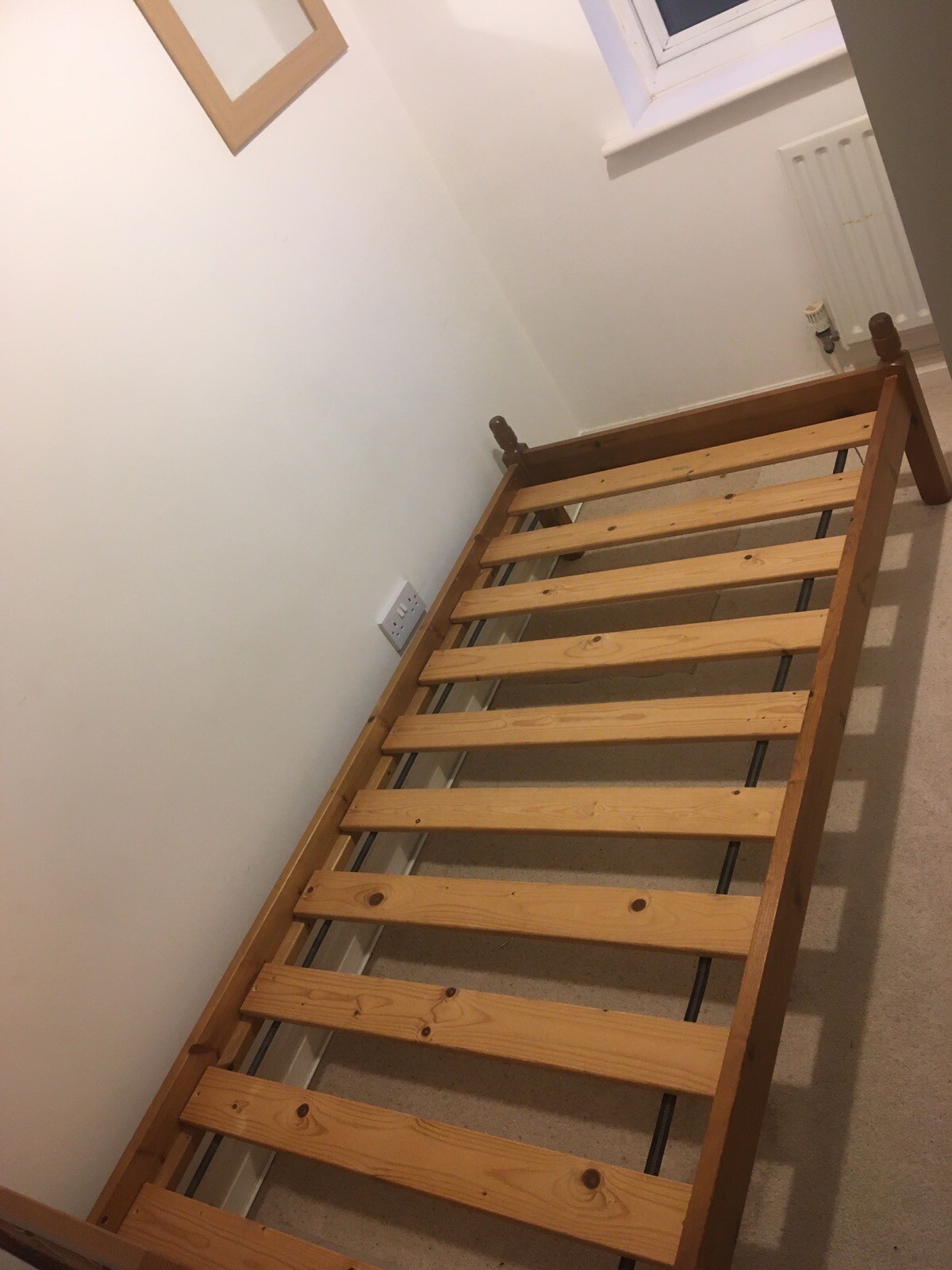 Single wooden bed frame eBay