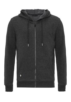 Felpa Con Cappuccio Red Bridge - Basic Premium Uomo, Zip E Tasche