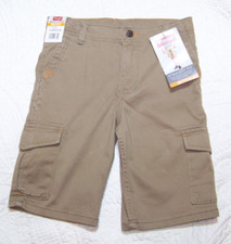 Boys Wrangler Khaki Cargo Shorts - 10 Reg - New with Tags - Straight Fit