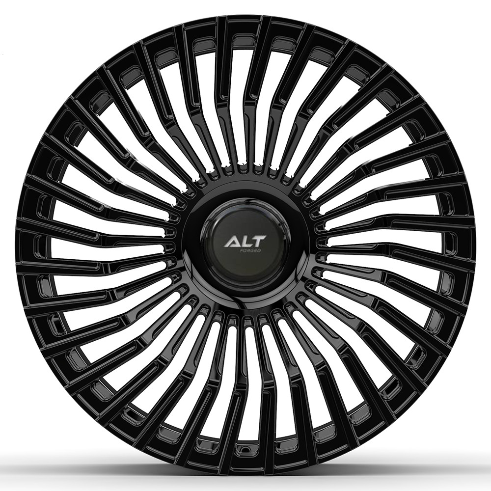 22" ALT Forged PL10T Luxury Gloss Black wheels for Rolls Royce Ghost Wraith Dawn