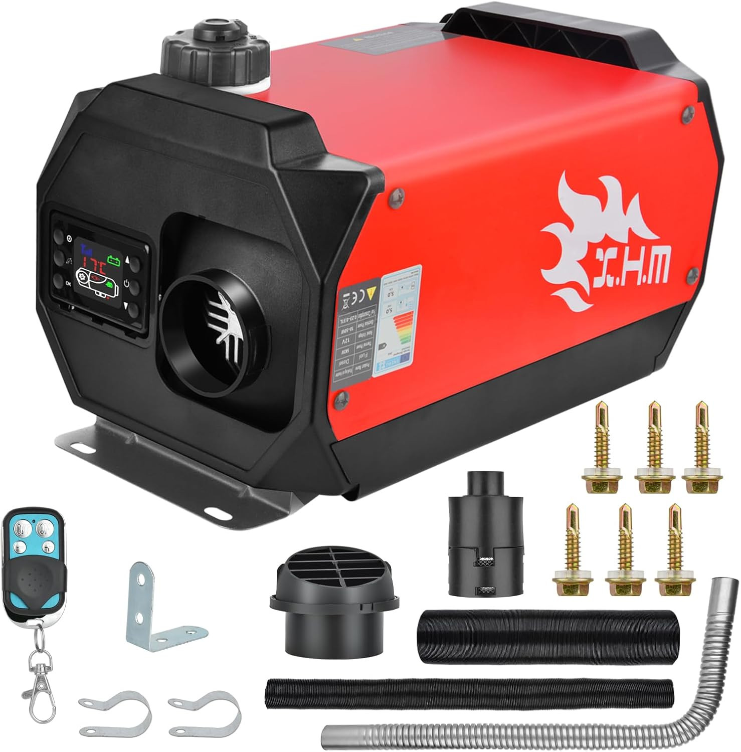 Chauffage diesel 12V anti-condensation avec écran LCD pour cabine de camion