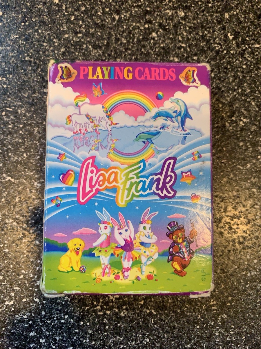 Vintage Lisa Frank Playing Cards Complete w/ Box & Both Jokers