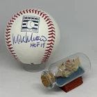 Mike Mussina signed Rawlings HOF Logo Baseball JSA COA Inscribed Auto A4399