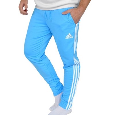 Adidas OM Track Pant Trainingshose Fußball Hose Sporthose Kinder Jungs blau weiß