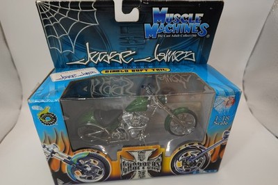 Jesse James West Coast Choppers Diablo Soft Tail 1:18 Scale Muscle Machines