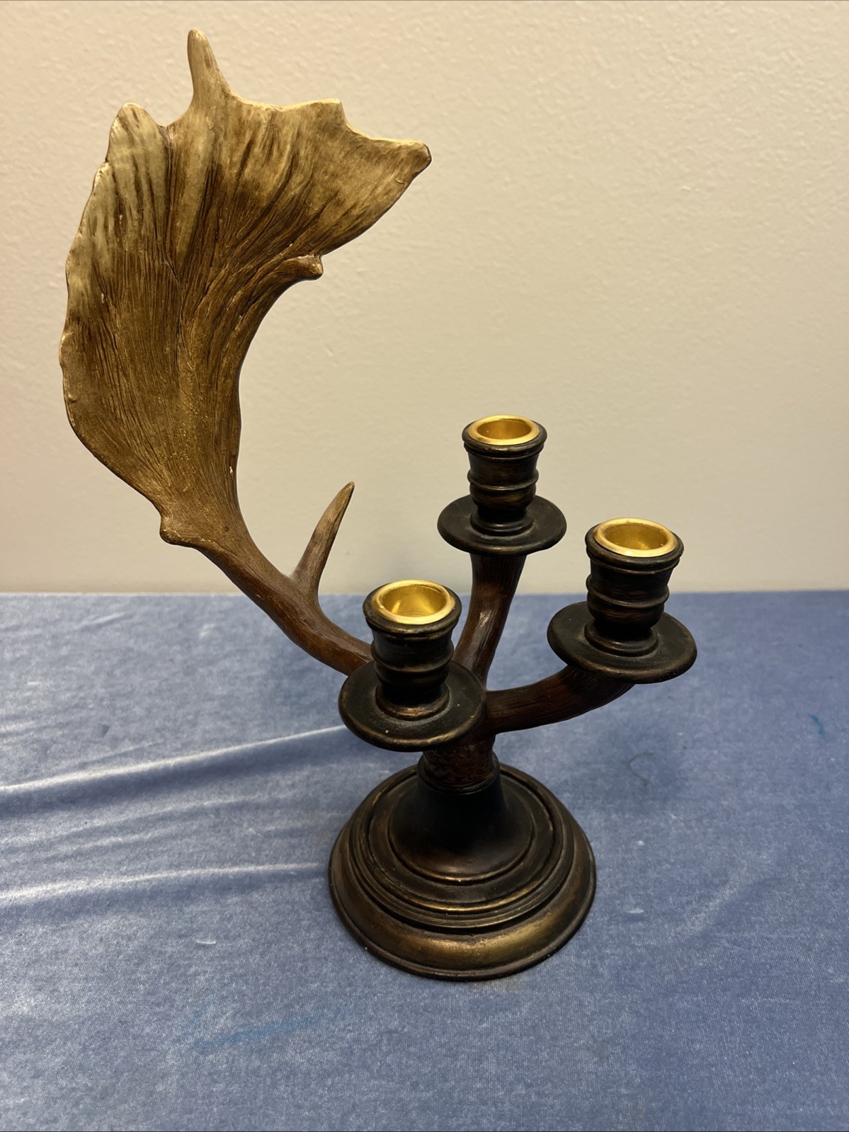 Vintage Moose Antler Candelabra