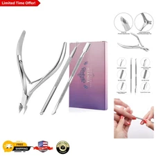 Compact Cuticle Trimmer Set with Adjustable Design - Ideal for Perfect Nails