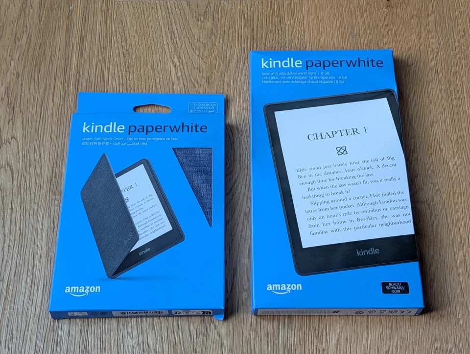 Amazon Kindle Paperwhite 11. Gen 8GB, Wi-Fi, 6,8 Zoll - Schwarz (ohne Werbung)