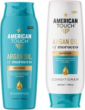 American Touch Argan Oil of Morocco Shampoo & Conditioner Bundle (2 x 400ml) â 15.84 per litre