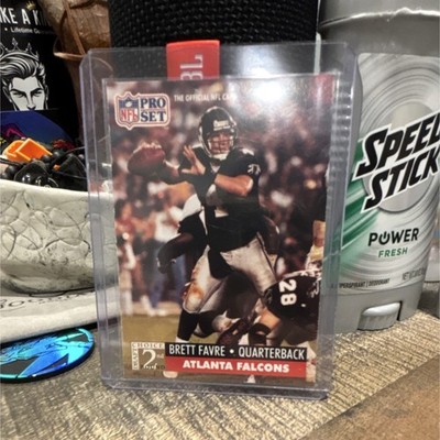 1991 Pro Set Brett Favre #762 Rookie Atlanta Falcons NFL 2nd Round Draft Choice