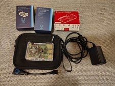 Raspberry Pi 4 Model B, 4GB DDR4 RAM in clear case w/fan and power HDMI