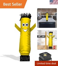 Wacky Waving 29" Mini Inflatable Tube Man Set for Desktop Advertising - Yellow