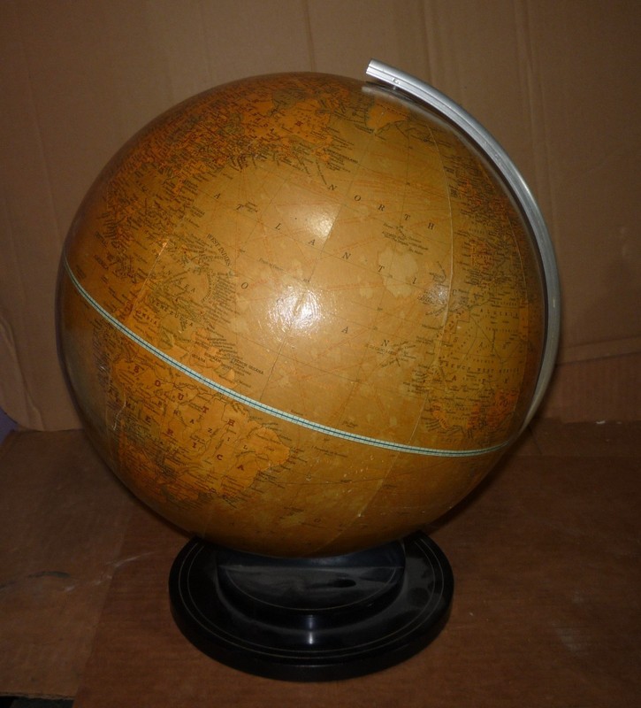 VINTAGE HAMMOND'S 12 INCH TERRESTRIAL GLOBE