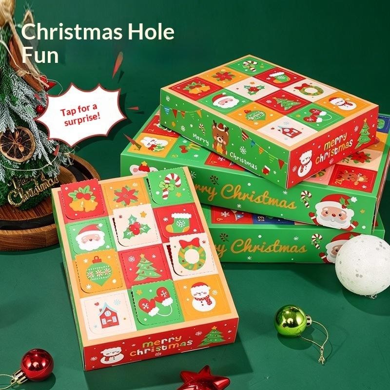Christmas Series Countdown Calendar Blind Box Hole Hole Joy 2026 New ...