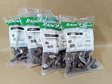 4 x 20 Pack (80pcs) Rain Bird BE50 Drip Irrigation 1/2" Barbed Elbow Fitting