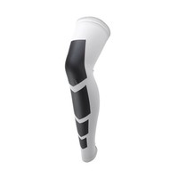 Knieschoner, Unisex Kompressions, Sport, Laufen, FußBall, Mittel, Weiß
