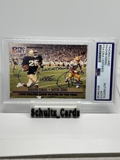 Raghib Ismail PERSONALIZED TOUCHDOWN ROCKET AUTO PSA 1991 Pro Set Notre Dame #36