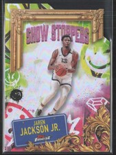 2024-25 Finest #S-17 Jaren Jackson Jr. Showstoppers Refractor Grizzlies (JT)