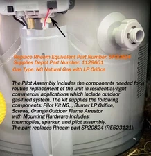 Pilot Burner Assembly Replacement Replace for Kit SP20824,SP20754,SP21058,SP2...