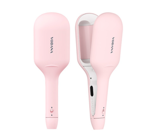 vodana Glow W Styler セット Vodana Glow Wave Curling Iron 40mm Powder Pink K-Beauty / Express