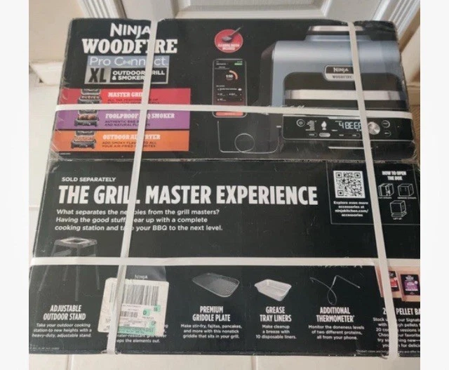 Ninja Woodfire Outdoor Grill and Smoker - Red ”Includes Stand”” - Image 2 of 3