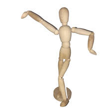 Wooden Artist Mannequin Jointed Posable Figure Drawing Model Aid
