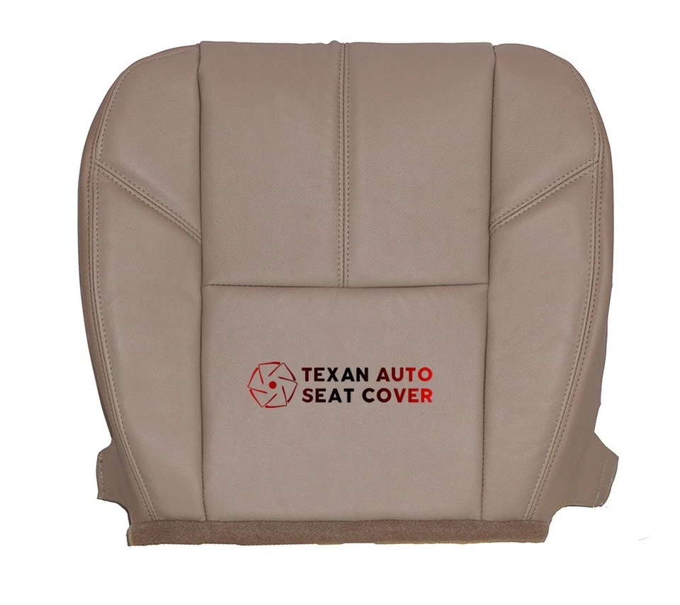 Кожаный желтовато-коричневый чехол на переднее сиденье для GMC Yukon XL Denali SLT SLE/SL 2007-2014 годов выпуска - Изображение 2 из 4