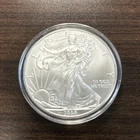 2008 Walking Liberty American Eagle One Dollar 1 Oz. Fine Silver Coin Ubgraded
