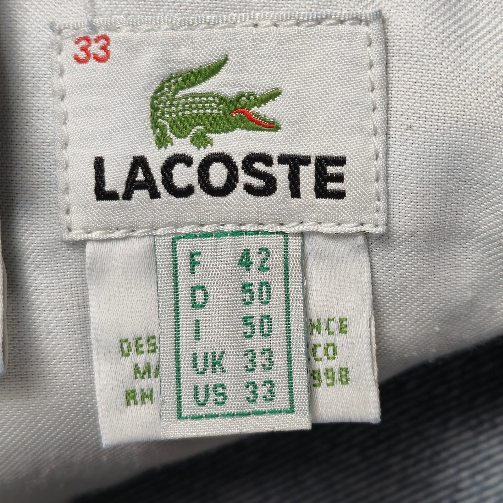 Lacoste Mens 33x30 Straight Leg Jeans thumbnail 13