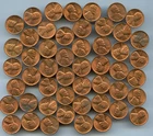 1955 P Lincoln Wheat Cent  Uncirculated Roll #50  * No Reserve *