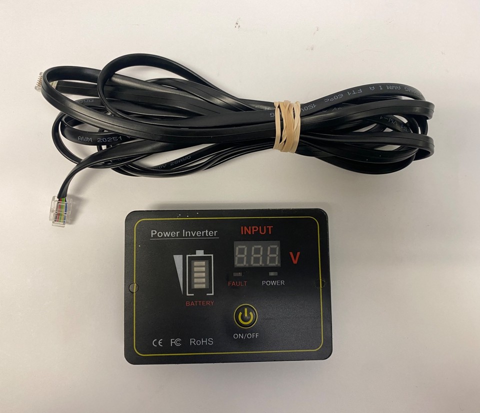 OUBOTEK 3000W Pure Sine Wave Inverter 6000W Surge Power DC to AC Power ...